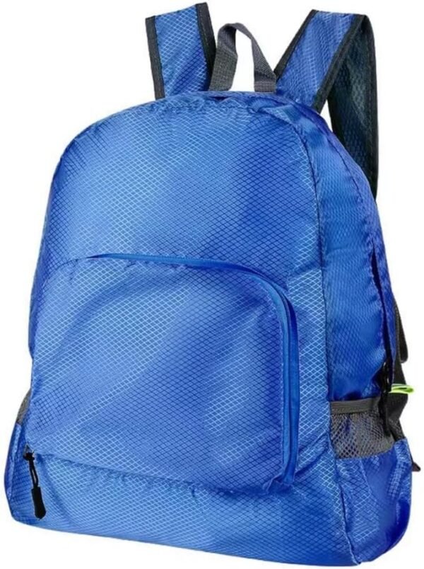 Lightweight foldable backpack outdoor mountaineering bag travel backpack blue