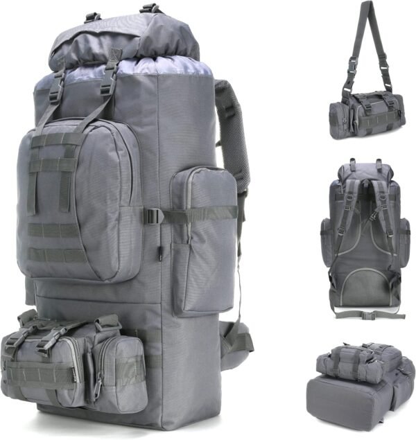 100L Camping Hiking Backpack  Rucksack Military Camping Backpacking Daypack