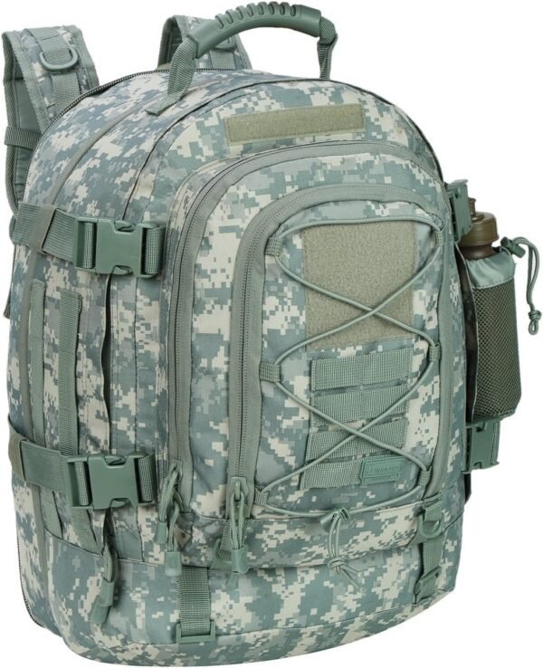 Expandable 40-64L Military Tactical Backpack 3 Day Bag Hiking Gym Sport Camping